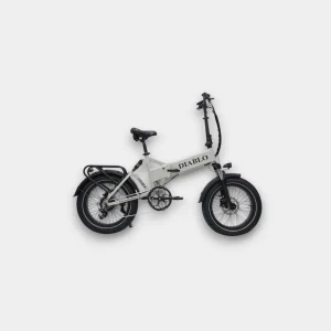 Diablo Storm Fatbike Grijs - Fiets voor ruig terrein met brede banden