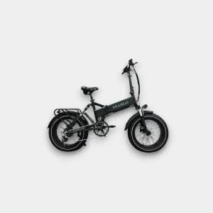 Diablo Storm Fatbike Zwart - Fiets voor ruig terrein met brede banden