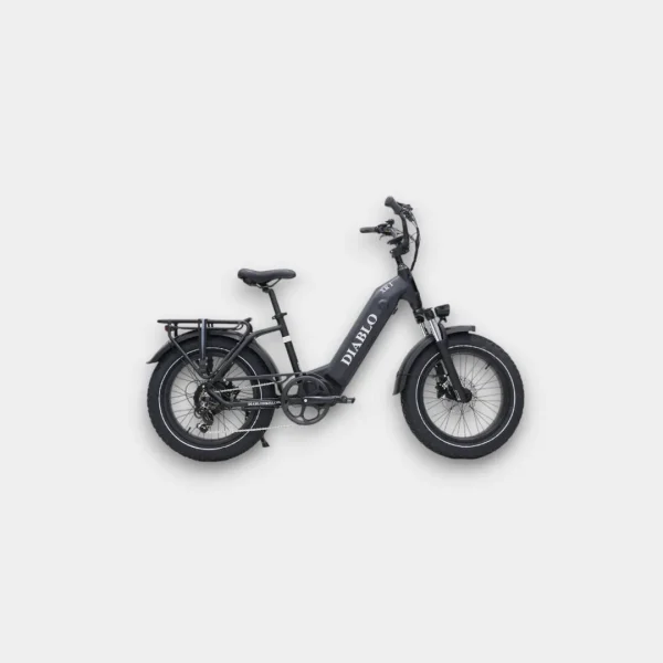 Diablo XR1 Fatbike Zwart - Fiets met dikke banden