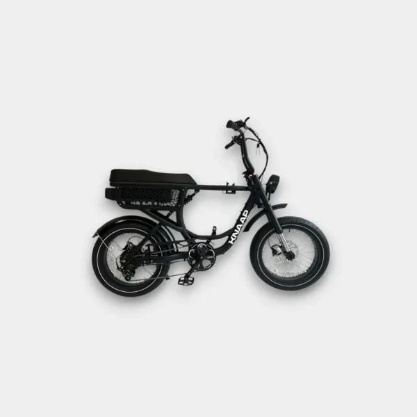 KNAAP BCN Fatbike Zwart - Robuuste en stijlvolle fiets met dikke banden