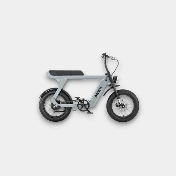 STOER Bikes Urban X Fatbike Grijs - Trendy en stoere fiets met dikke banden