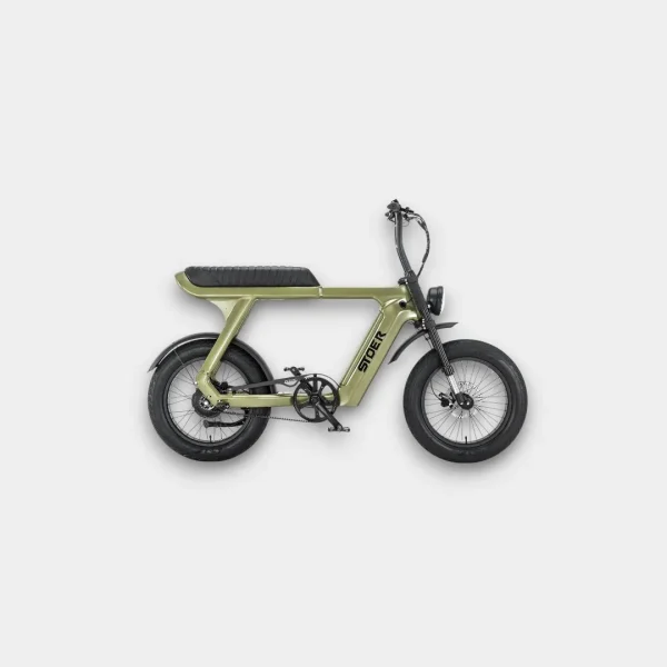STOER Bikes Urban X Fatbike Groen - Trendy en robuuste fiets met dikke banden
