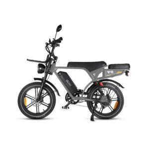 Ouxi V8 Ultra - Donkergrijs - Bruin Zadel kopen | eBikeonder