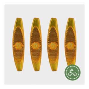 Fietsreflectoren Oranje (4 stuks)